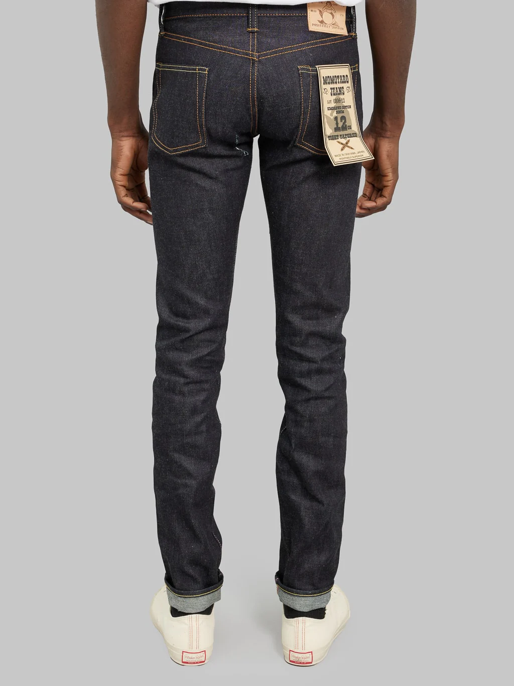 Momotaro 0306-12 12oz Tight Tapered Jeans - Image 4