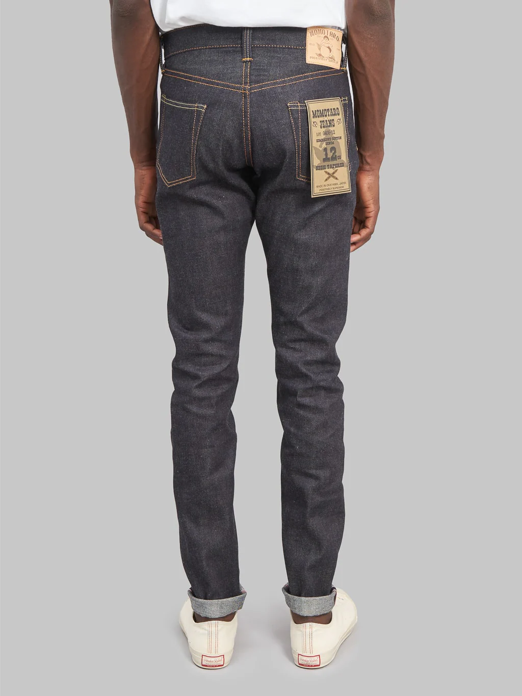 Momotaro 0405-12 12oz High Tapered Jeans - Image 4