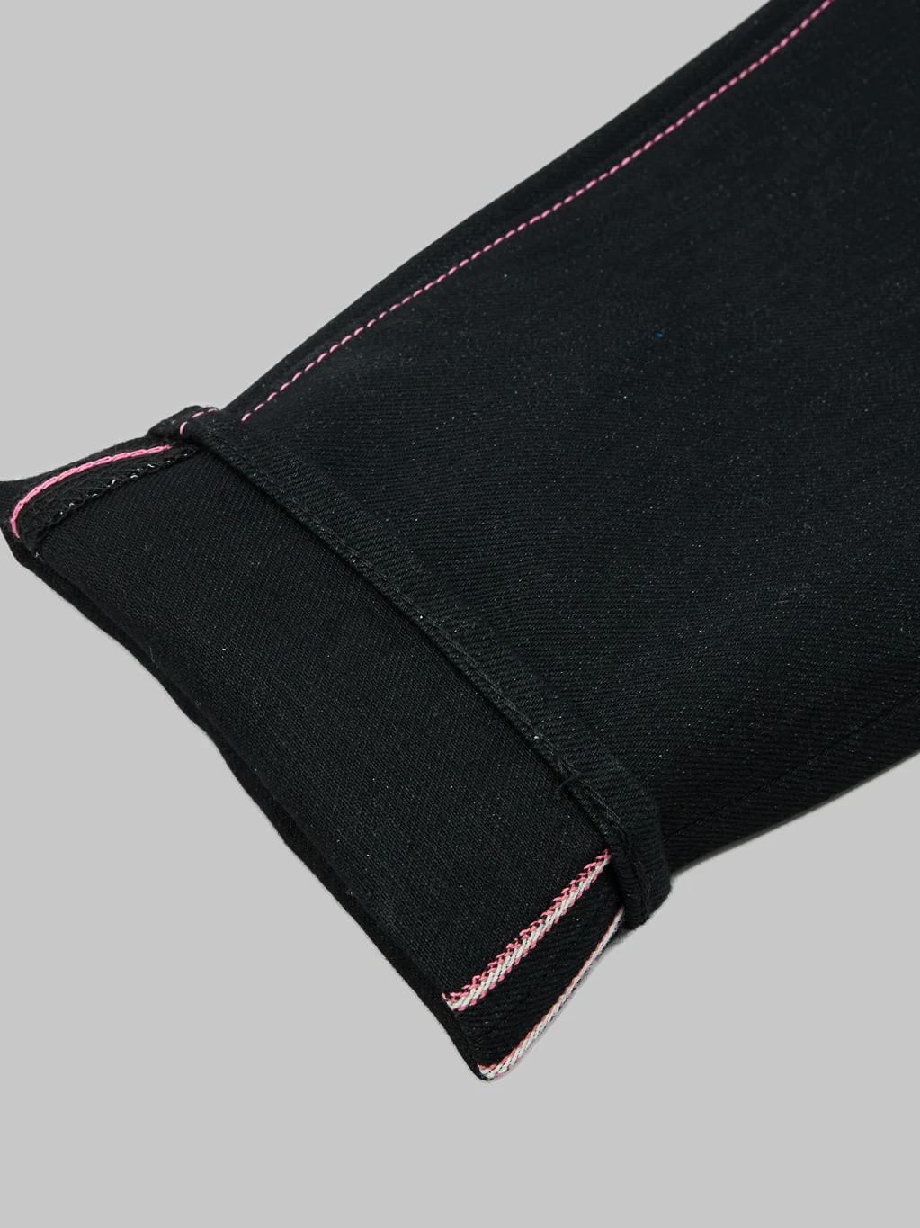 Momotaro 0405-B 15.7oz Black x Black High Tapered Jeans - Image 16
