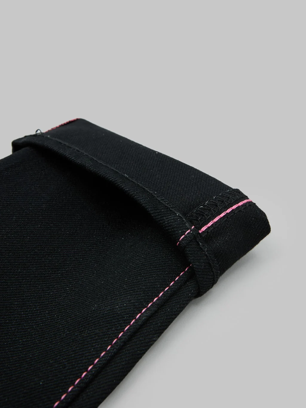Momotaro 0405-B 15.7oz Black x Black High Tapered Jeans - Image 20
