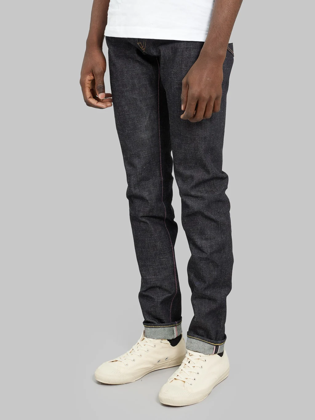 Momotaro 0405-V 15.7oz High Tapered Jeans - Image 3