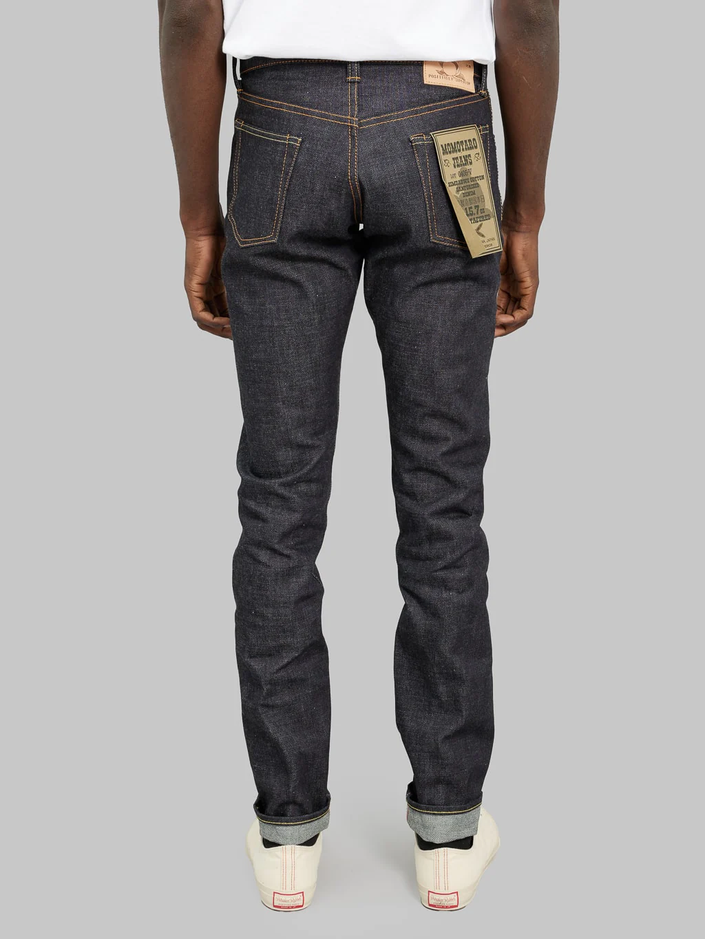 Momotaro 0405-V 15.7oz High Tapered Jeans - Image 4