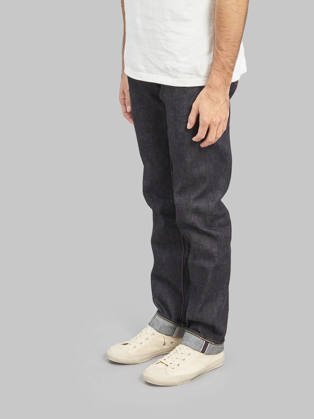 Momotaro 0605-13 13oz Natural Tapered Jeans - Image 4