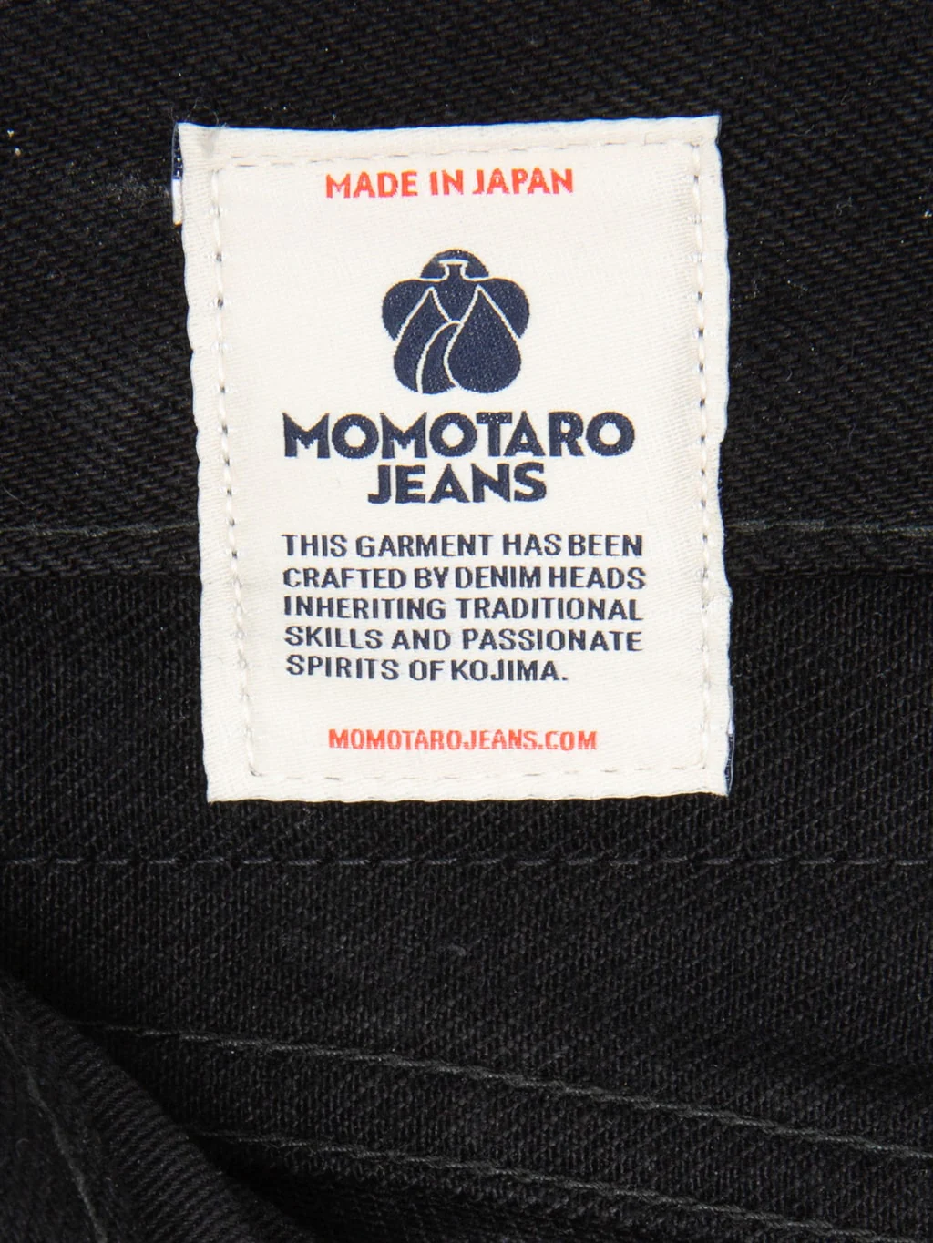 Momotaro MMJE6401 15oz #100 "Kyotomontsuki Dyed" Straight Black Jeans - Image 19