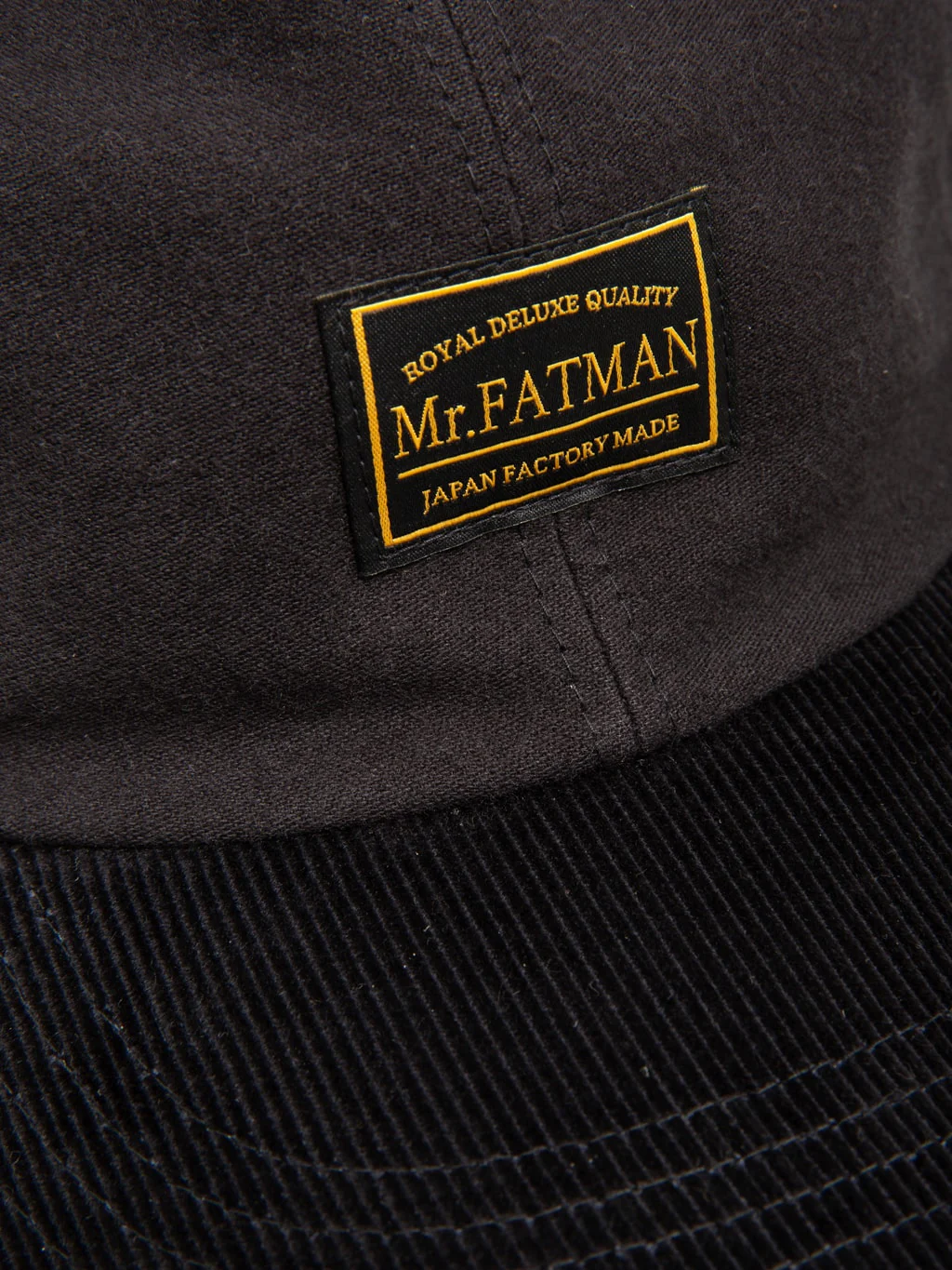 Mr. Fatman Moleskin Cap Black - Image 7