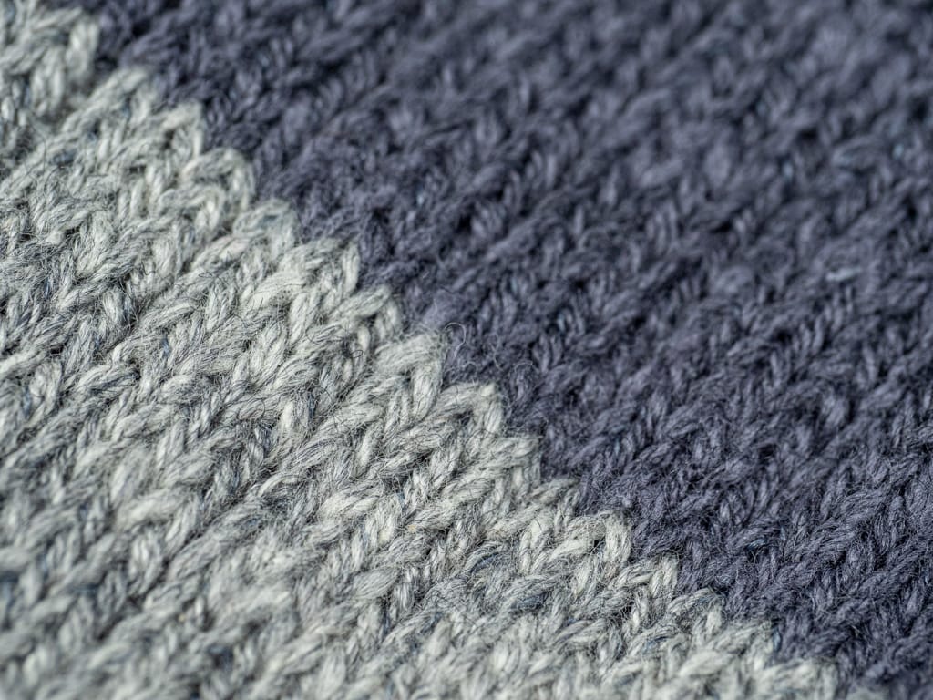 Nishiguchi Kutsushita Wool Cotton Slab Socks Charcoal - Image 5