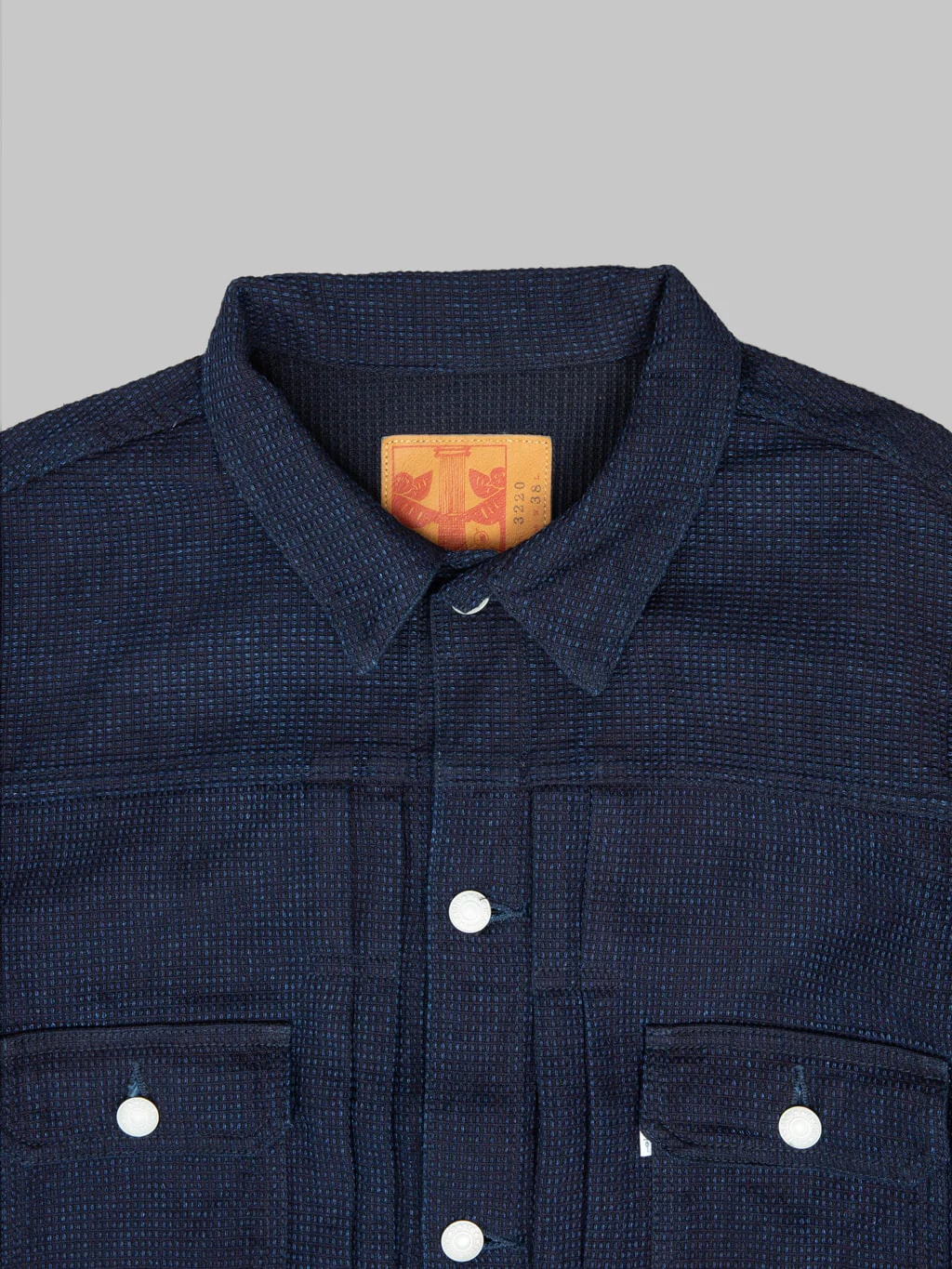 Omoto Denim 3220 12oz Cube Sashiko Denim Type II Jacket - Image 10