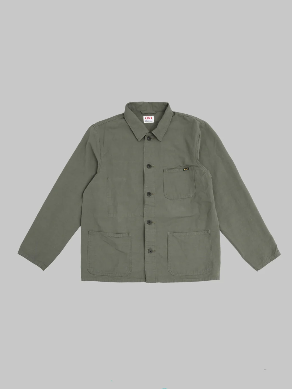 ONI Denim 03500-8GG "Beta Chambray Green Gray" 8oz Coverall - Image 9
