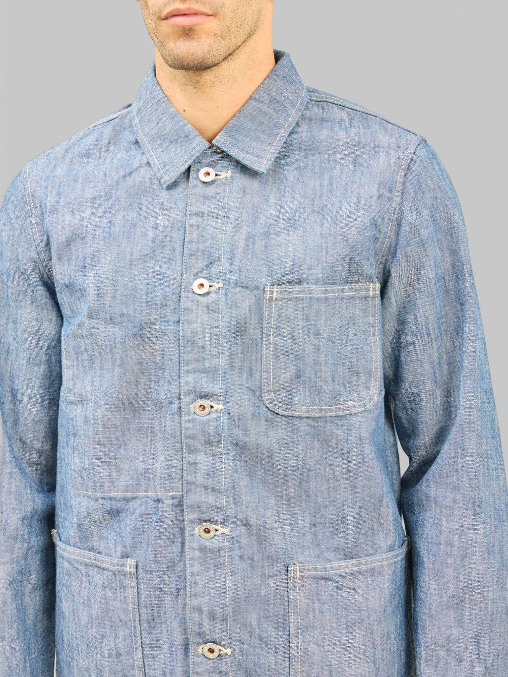 ONI Denim 03501-SHVCH 13oz "Super Heavy Chambray" Coverall - Image 4