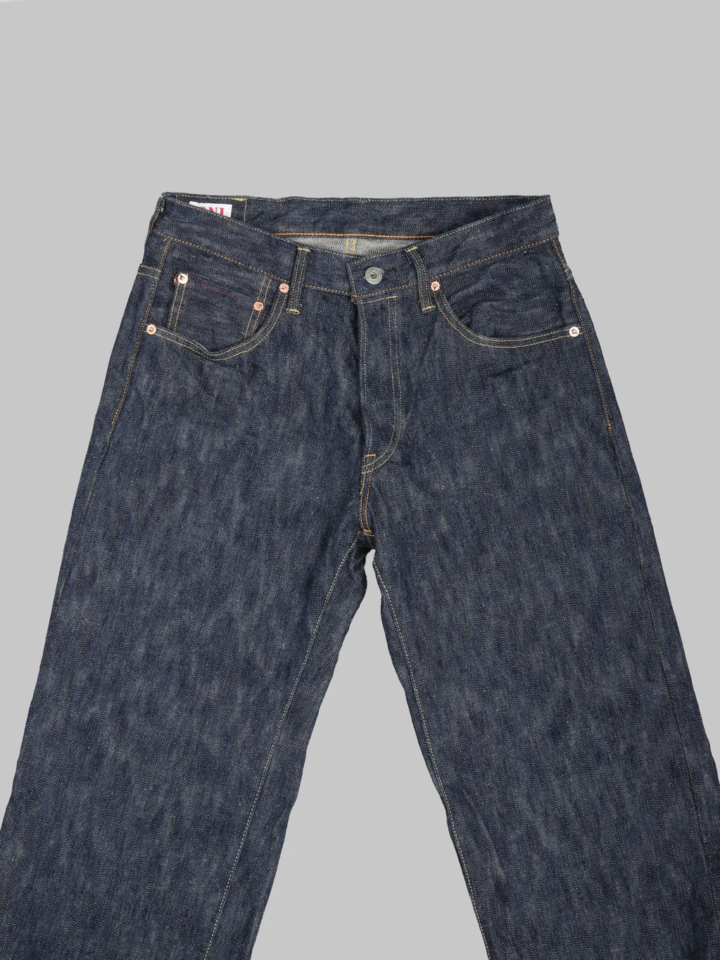 ONI Denim 200 "Kase" 16oz Natural Indigo Wide Straight Jeans - Image 10