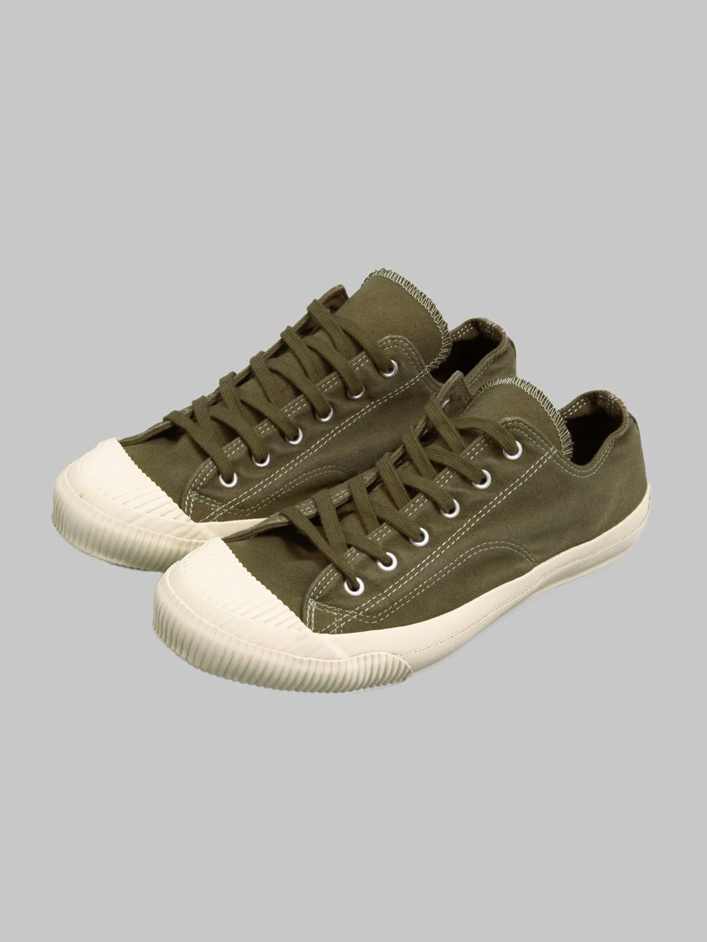 Pras Shellcap Low Iro Sneakers Khaki/Off White - Image 2