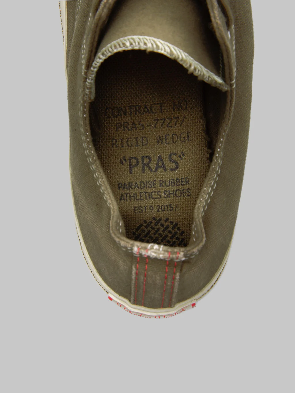Pras Shellcap Low Iro Sneakers Khaki/Off White - Image 7