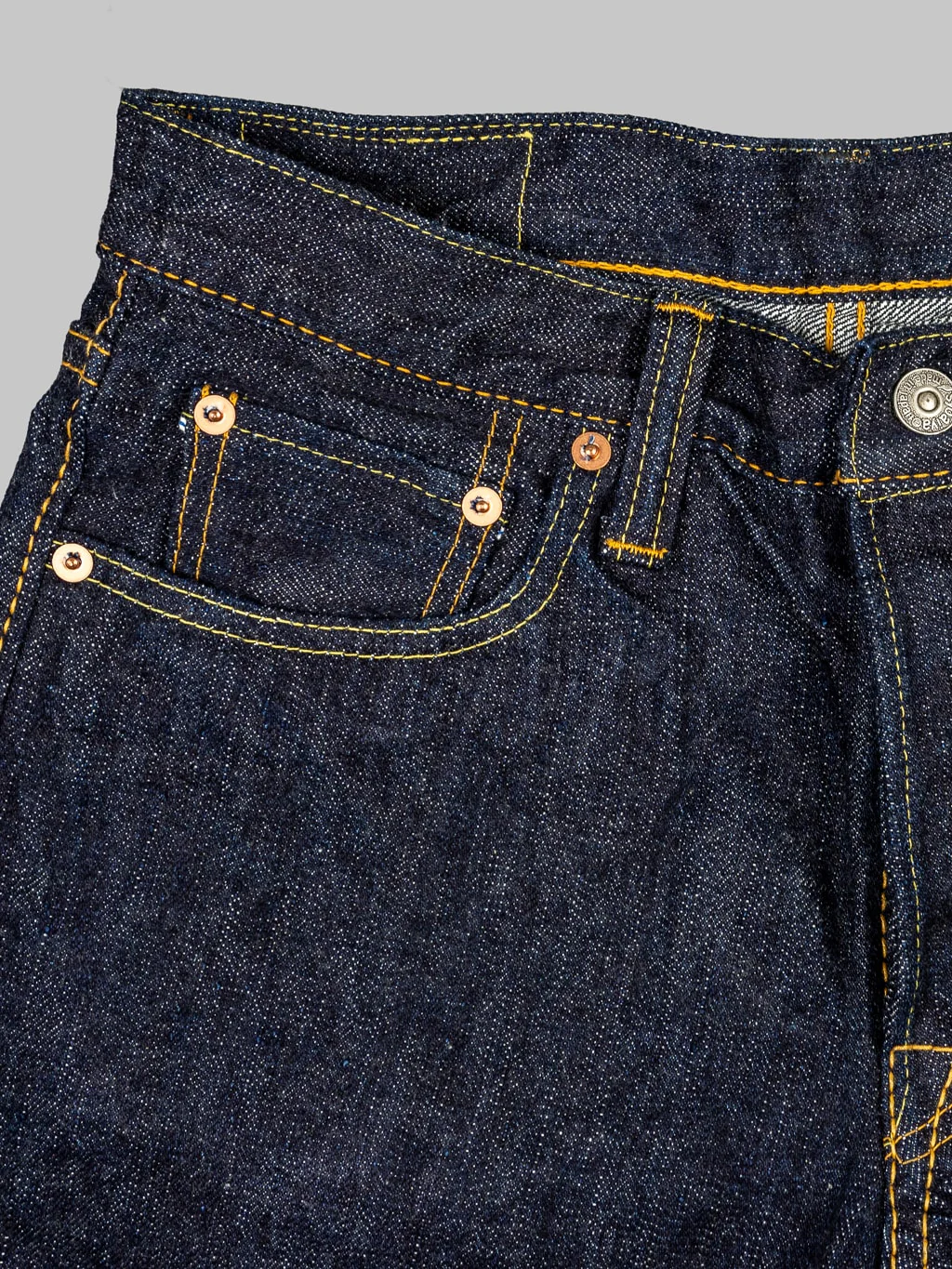 Pure Blue Japan 14oz XX-013 Slim Tapered Jeans - Image 11