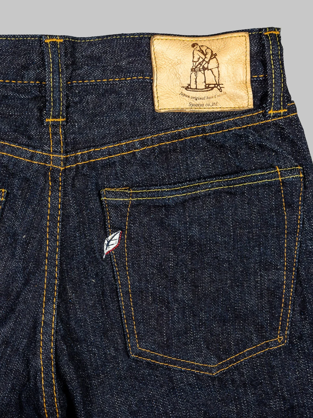 Pure Blue Japan 14oz XX-013 Slim Tapered Jeans - Image 13