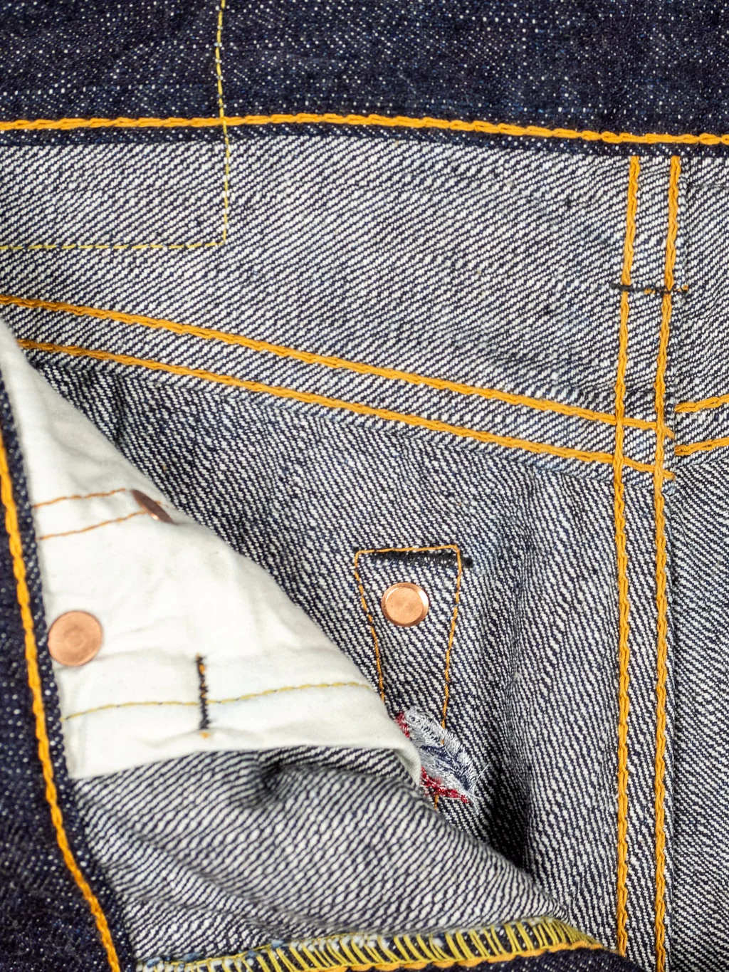 Pure Blue Japan 14oz XX-013 Slim Tapered Jeans - Image 15
