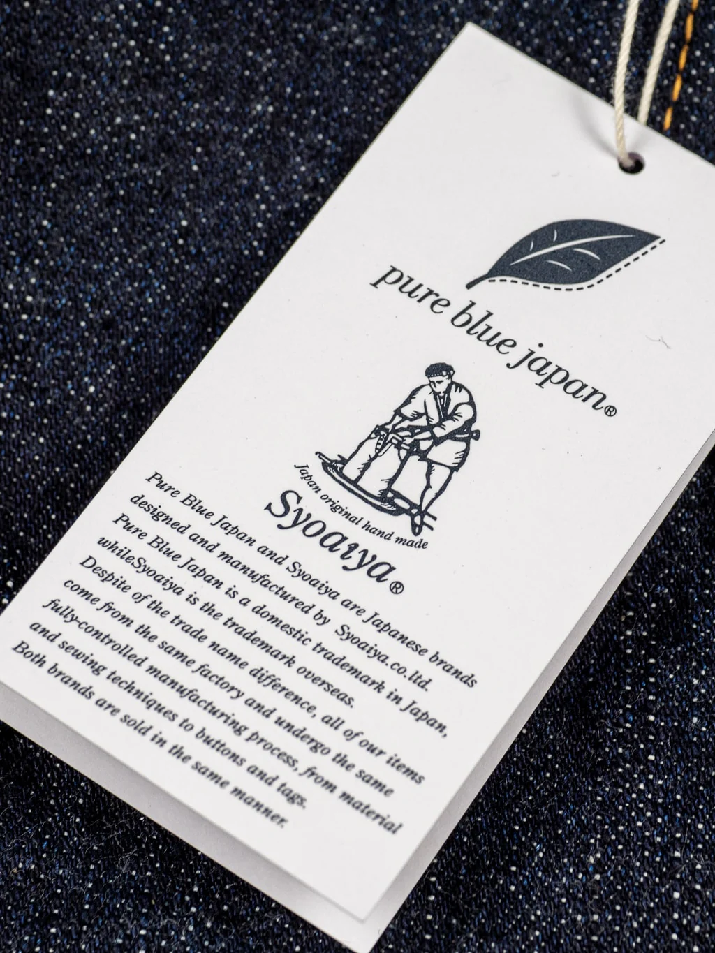 Pure Blue Japan 14oz XX-013 Slim Tapered Jeans - Image 30
