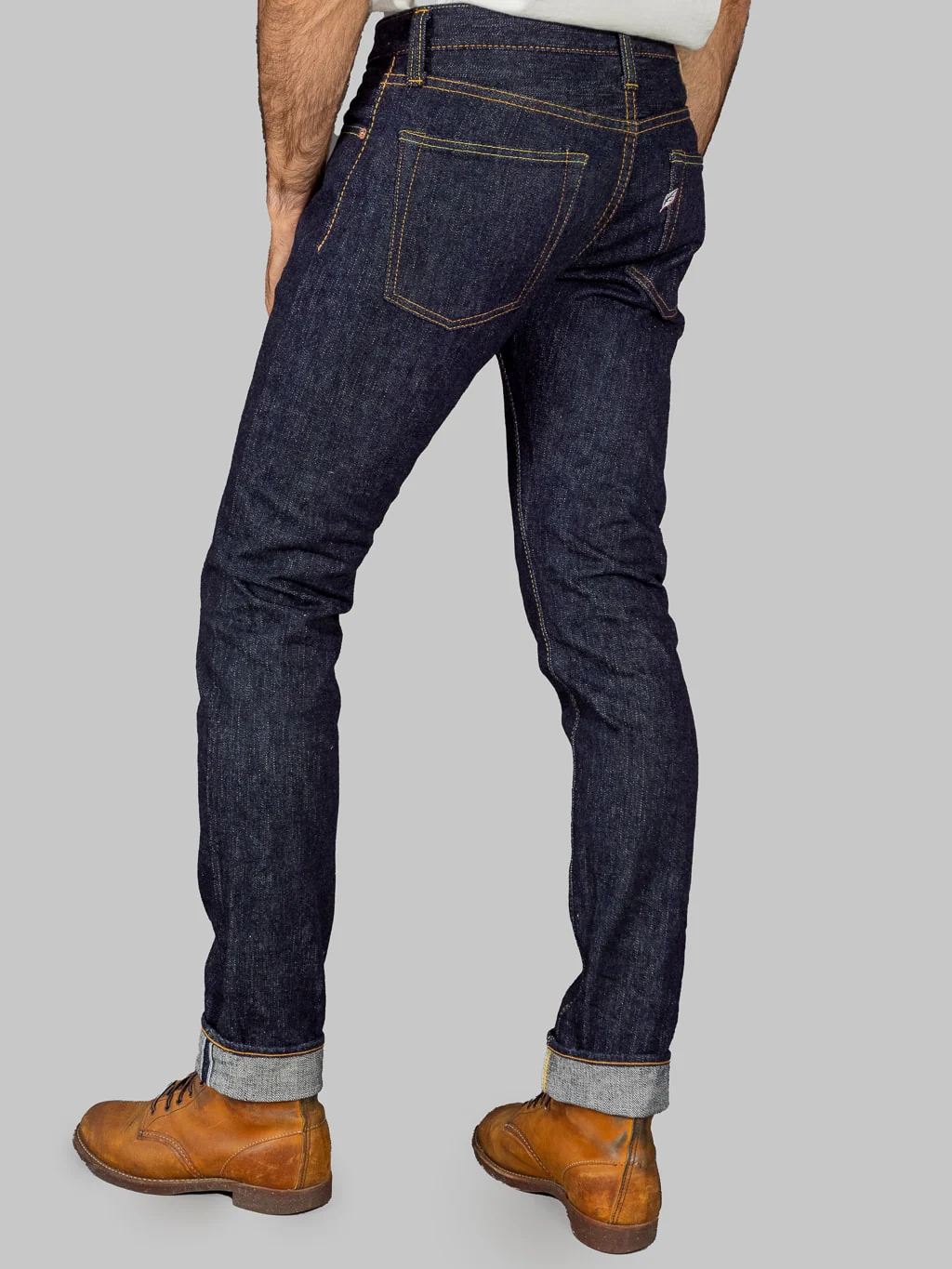 Pure Blue Japan 14oz XX-013 Slim Tapered Jeans - Image 5