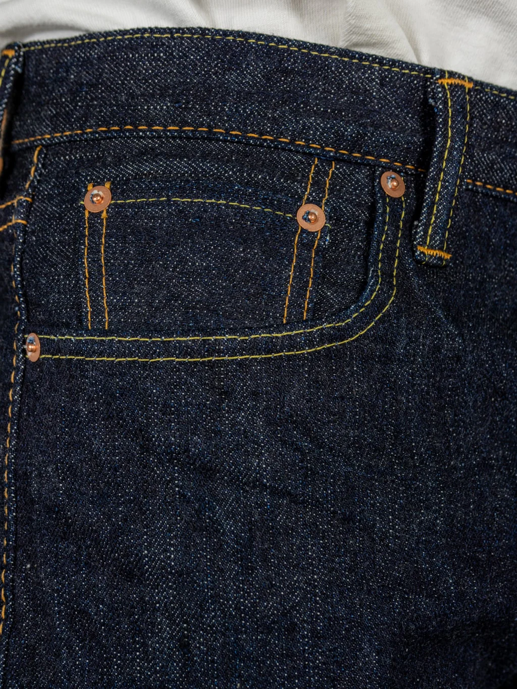 Pure Blue Japan 14oz XX-013 Slim Tapered Jeans - Image 6
