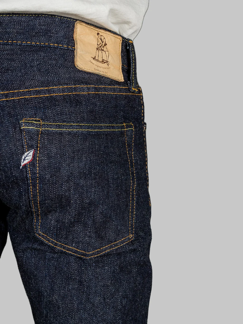 Pure Blue Japan 14oz XX-013 Slim Tapered Jeans - Image 8