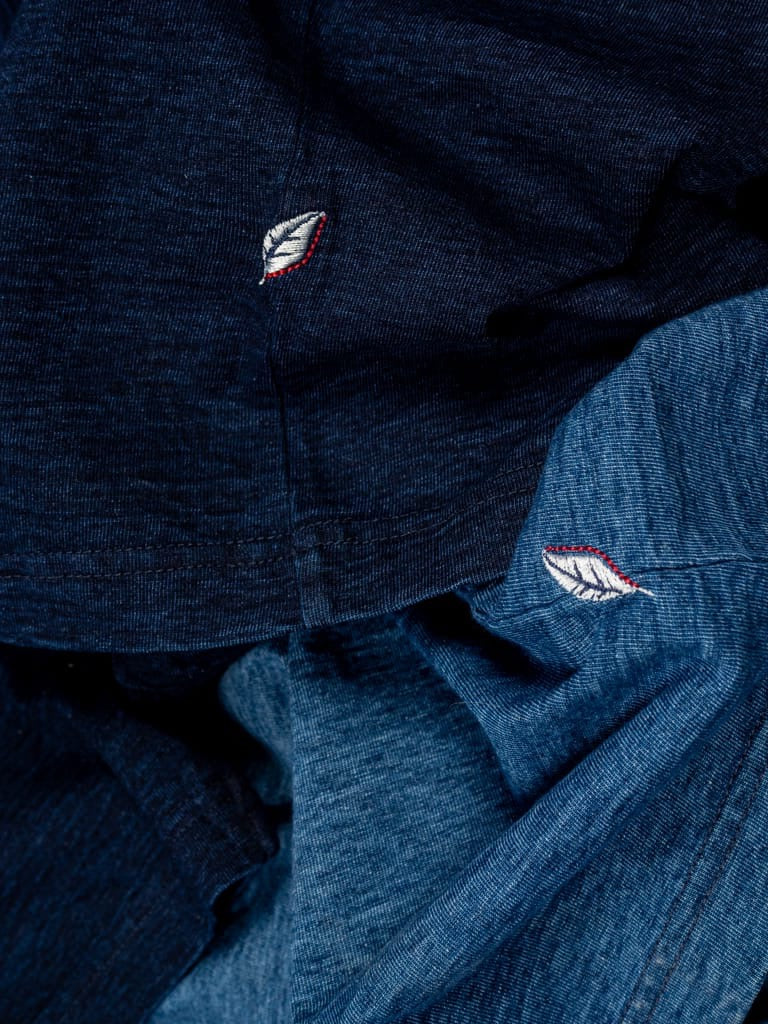 Pure Blue Japan LS5011-D Indigo Dyed Long Sleeve T-Shirt - Image 12