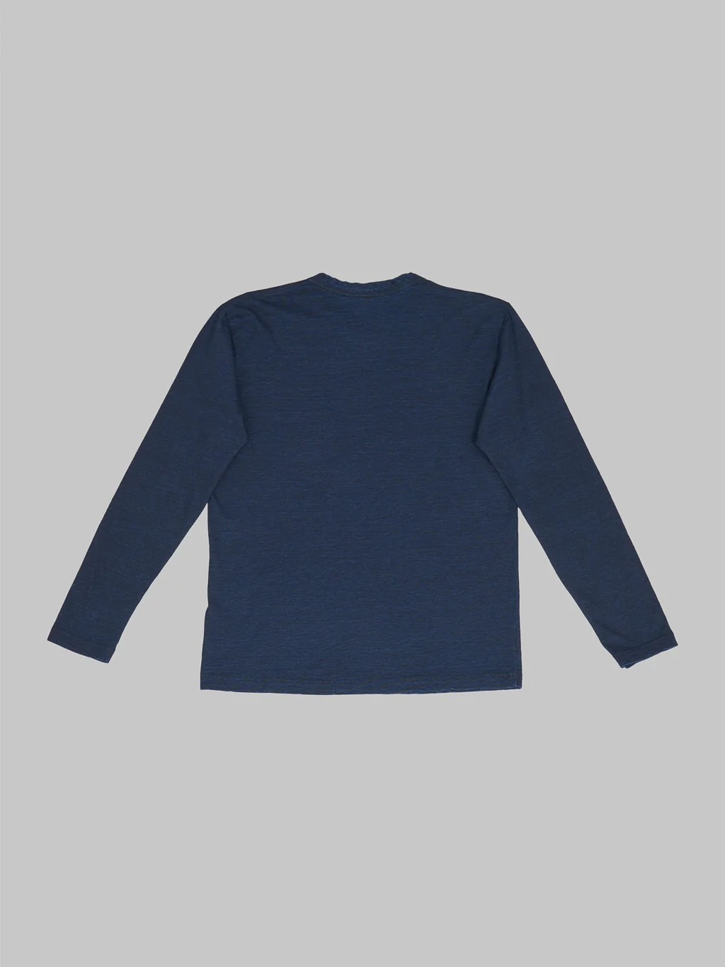 Pure Blue Japan LS5011-D Indigo Dyed Long Sleeve T-Shirt - Image 6