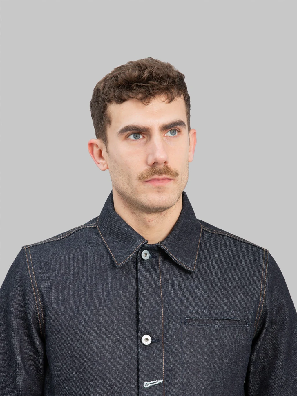 Rogue Territory 15oz Lined Indigo Supply Jacket - Image 4