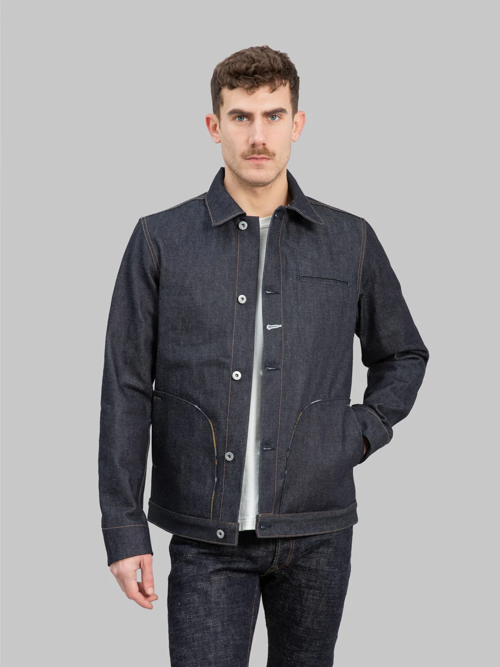 Rogue Territory 15oz Lined Indigo Supply Jacket - Image 7