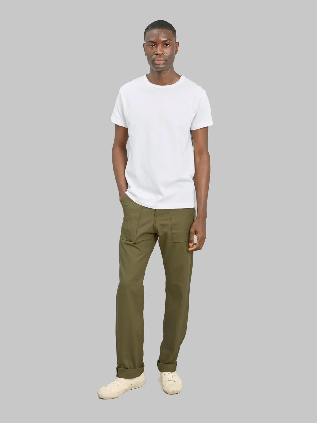 Rogue Territory Fatigue Pants Olive Herringbone