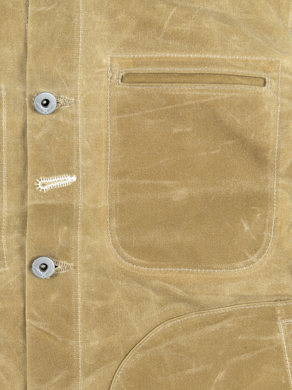 Rogue Territory Waxed Canvas Supply Jacket Tan Ridgeline - Image 11
