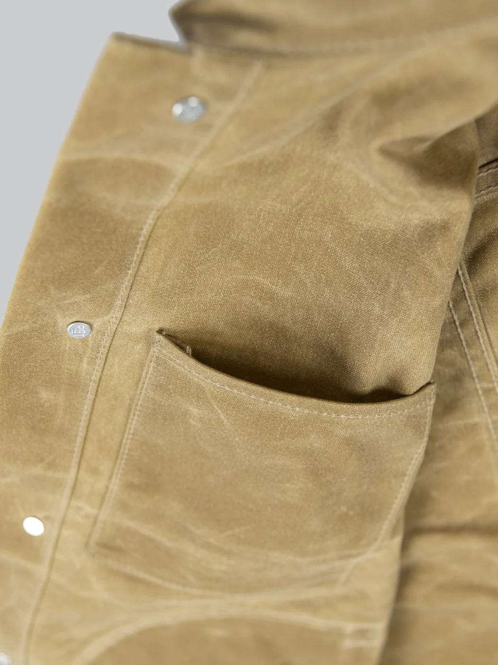 Rogue Territory Waxed Canvas Supply Jacket Tan Ridgeline - Image 14