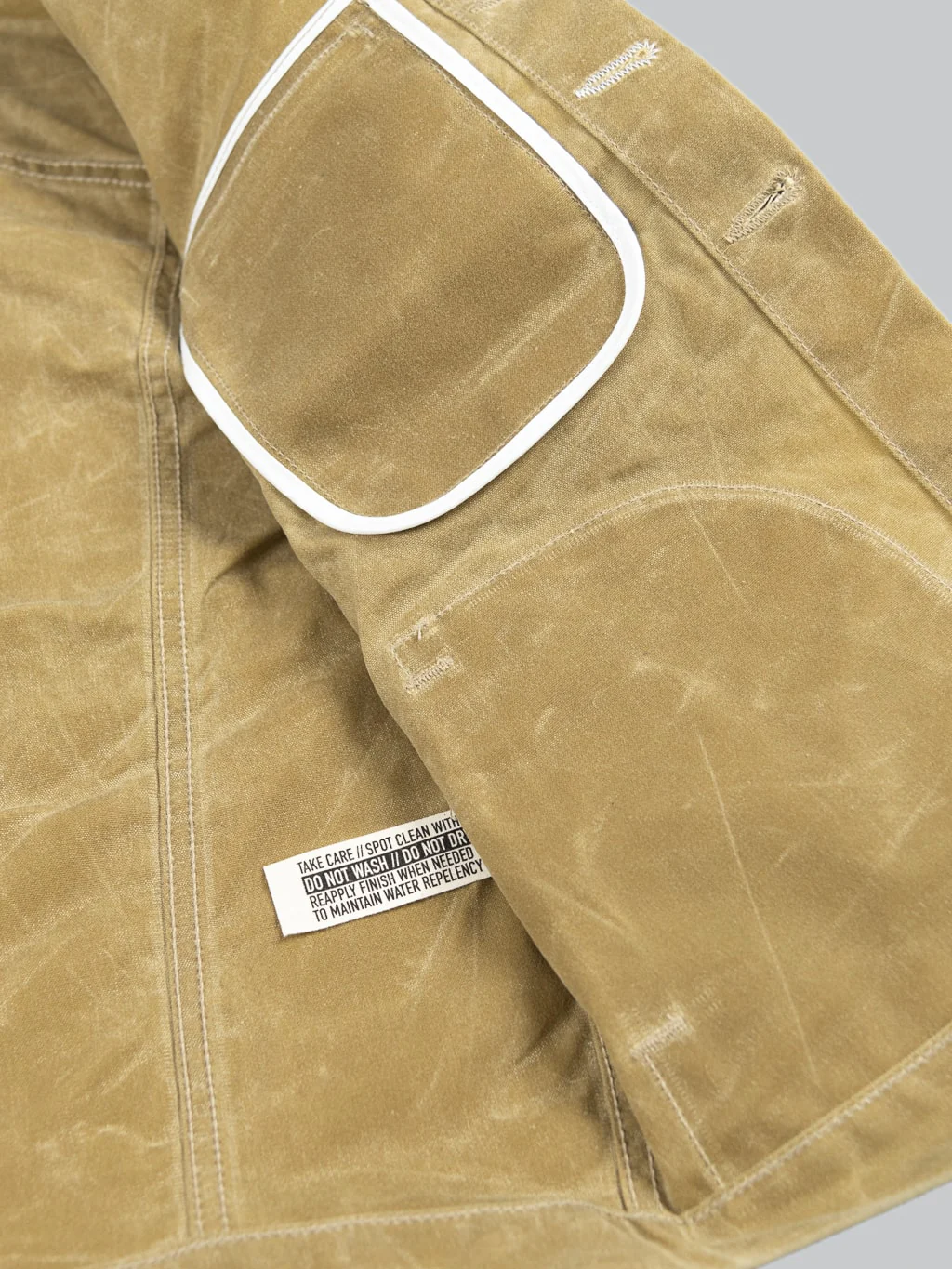 Rogue Territory Waxed Canvas Supply Jacket Tan Ridgeline - Image 17