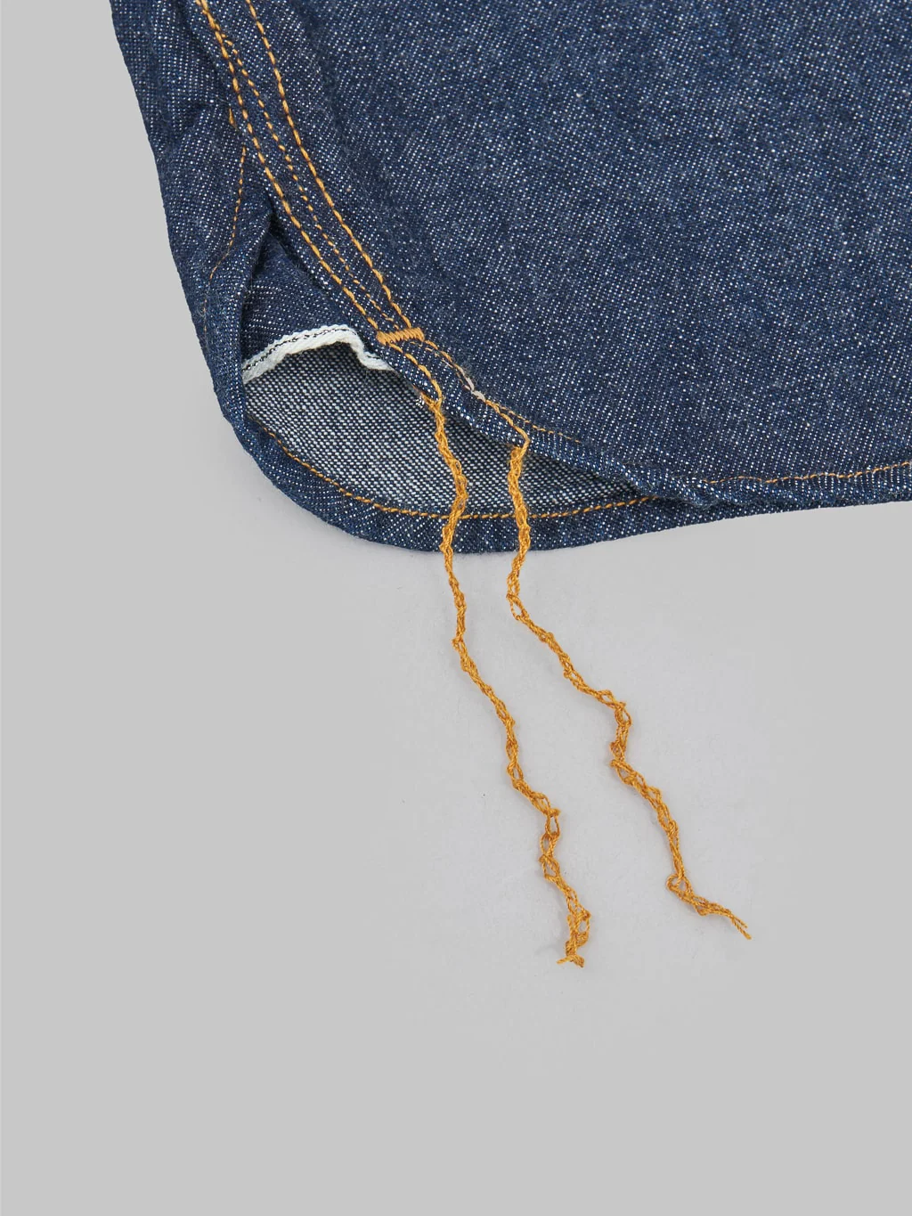 Samurai Jeans 10oz "Hisho SWD-L02" Selvedge Western Denim Shirt - Image 13