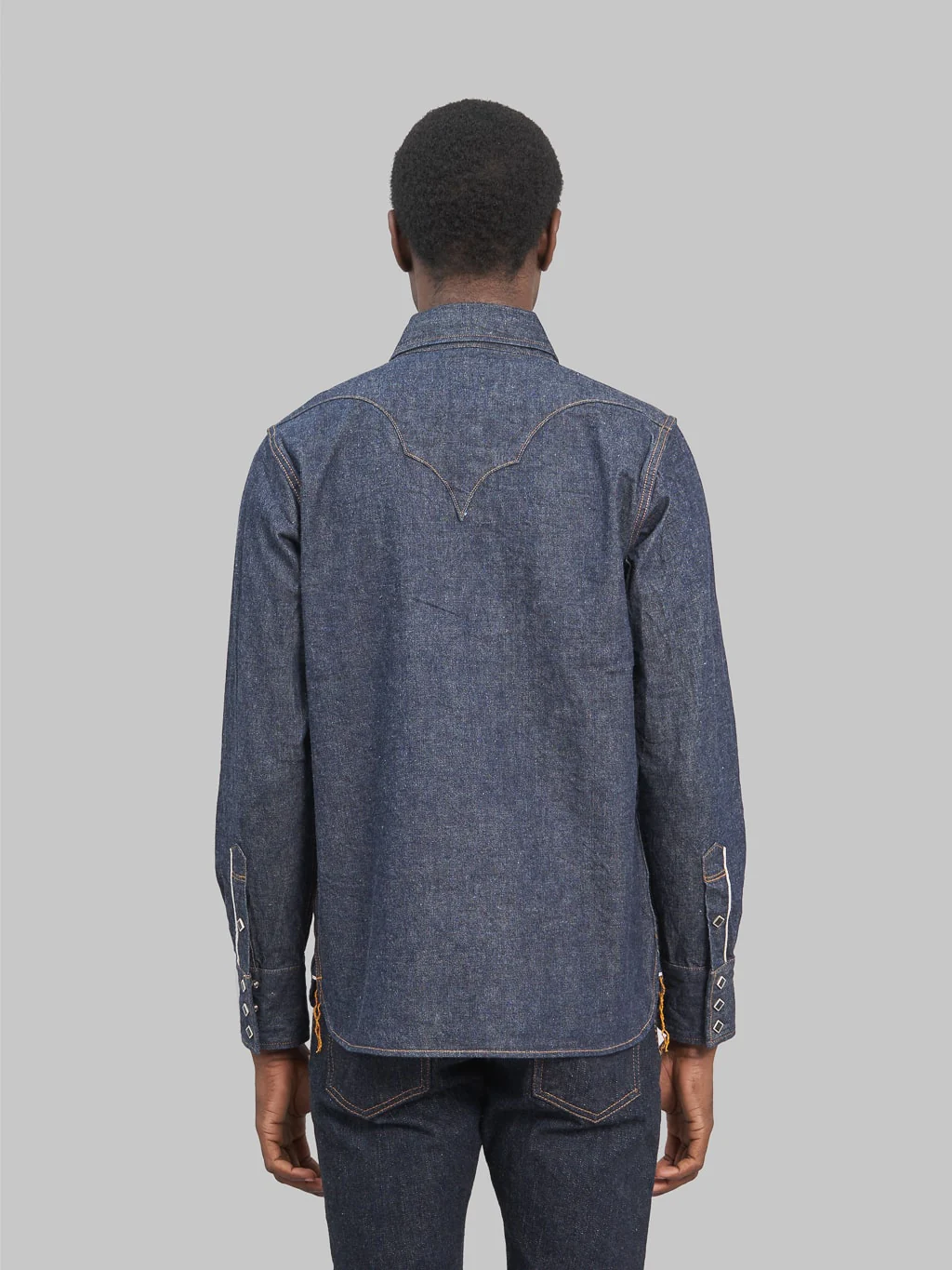 Samurai Jeans 10oz "Hisho SWD-L02" Selvedge Western Denim Shirt - Image 4