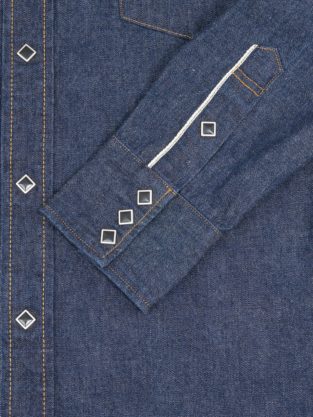 Samurai Jeans 10oz "Hisho SWD-L02" Selvedge Western Denim Shirt - Image 8