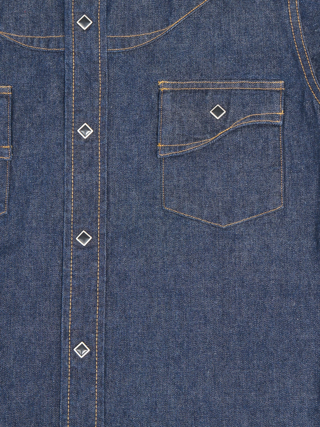 Samurai Jeans 10oz "Hisho SWD-L02" Selvedge Western Denim Shirt - Image 9