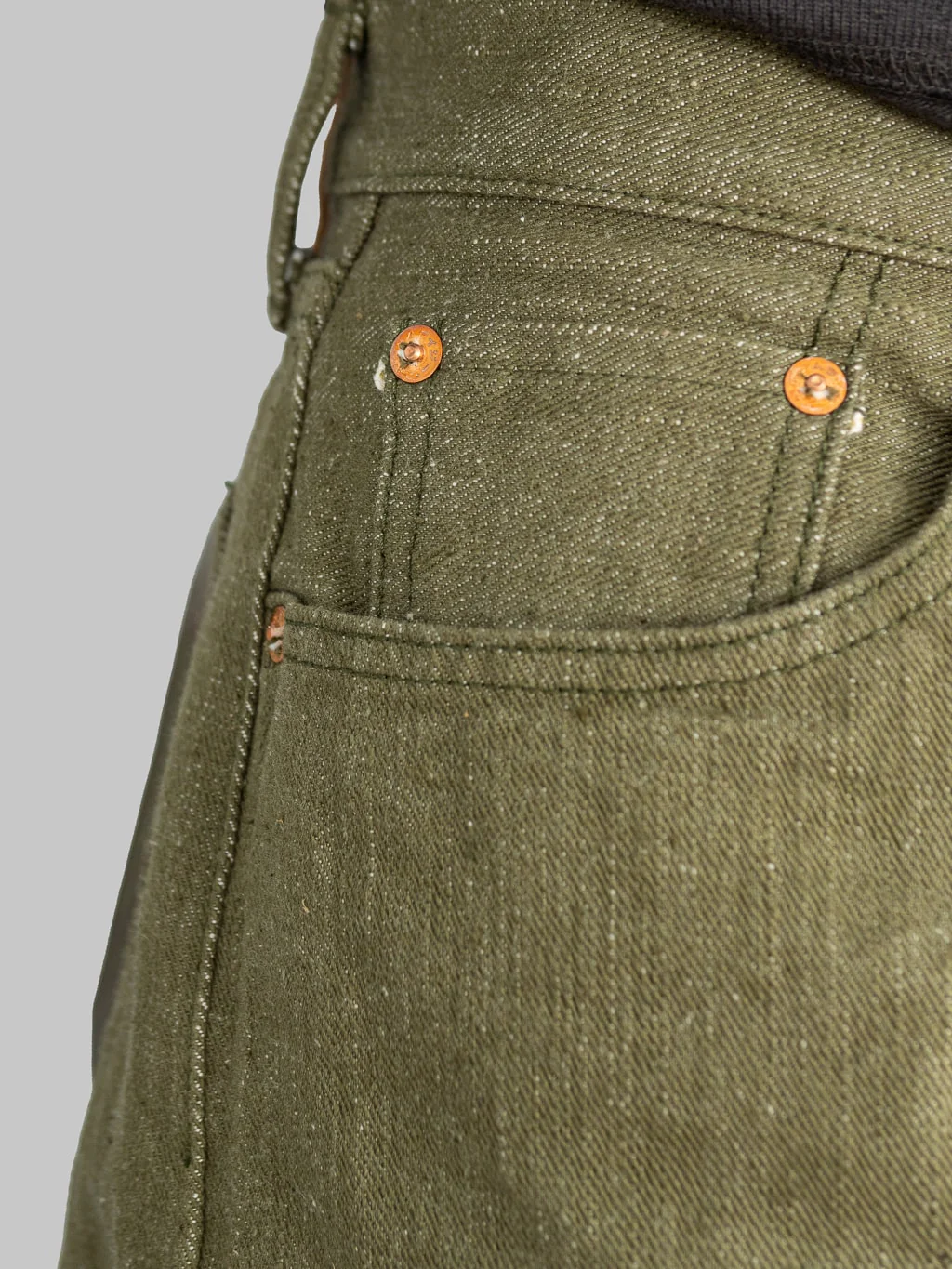 Samurai Jeans S0170GNX "Uguisu" 17oz Straight Tapered Jeans - Image 7