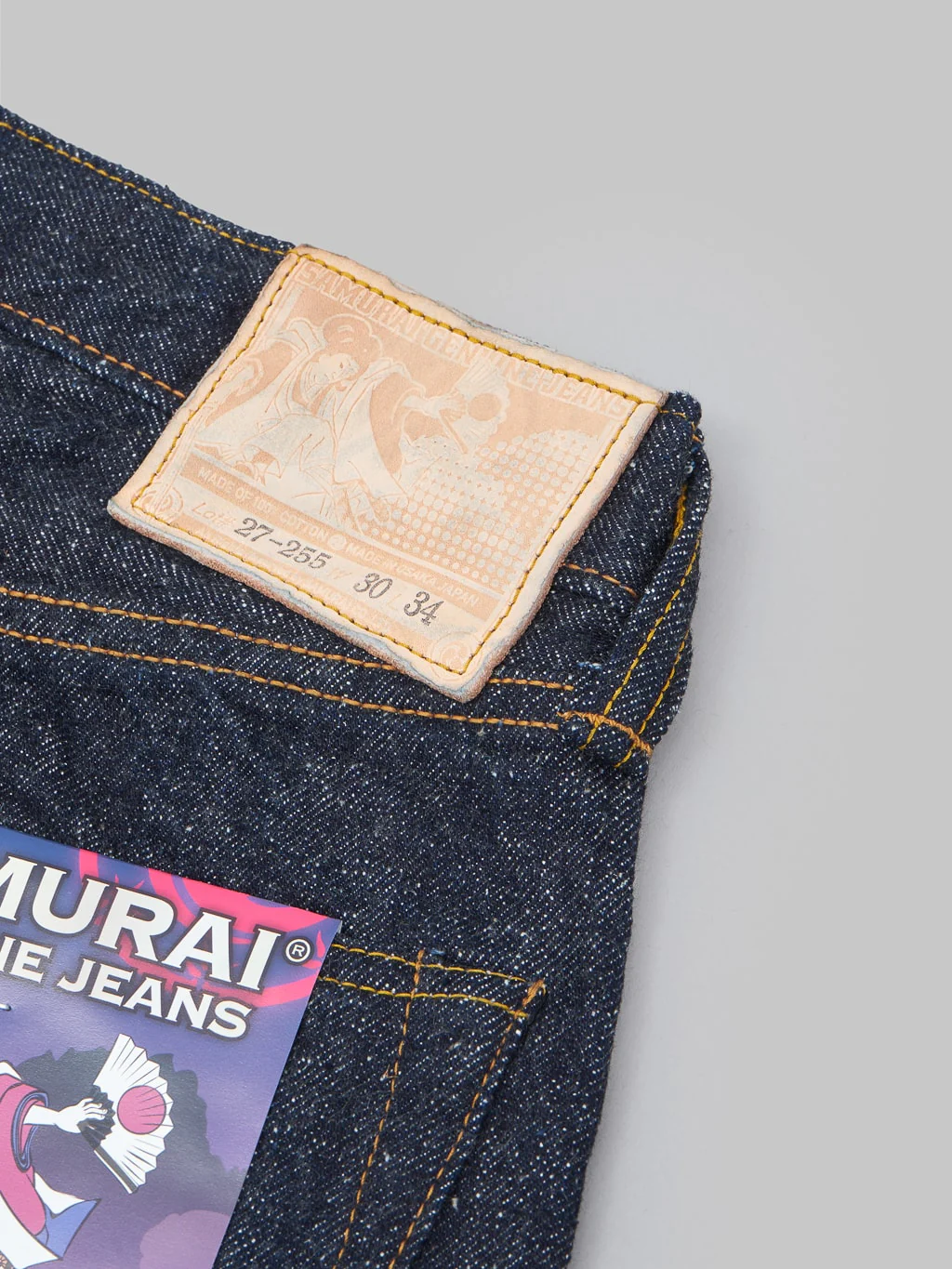 Samurai Jeans S0255XX "Ushiwaka" Model 15oz Slim Tapered Jeans - Image 13