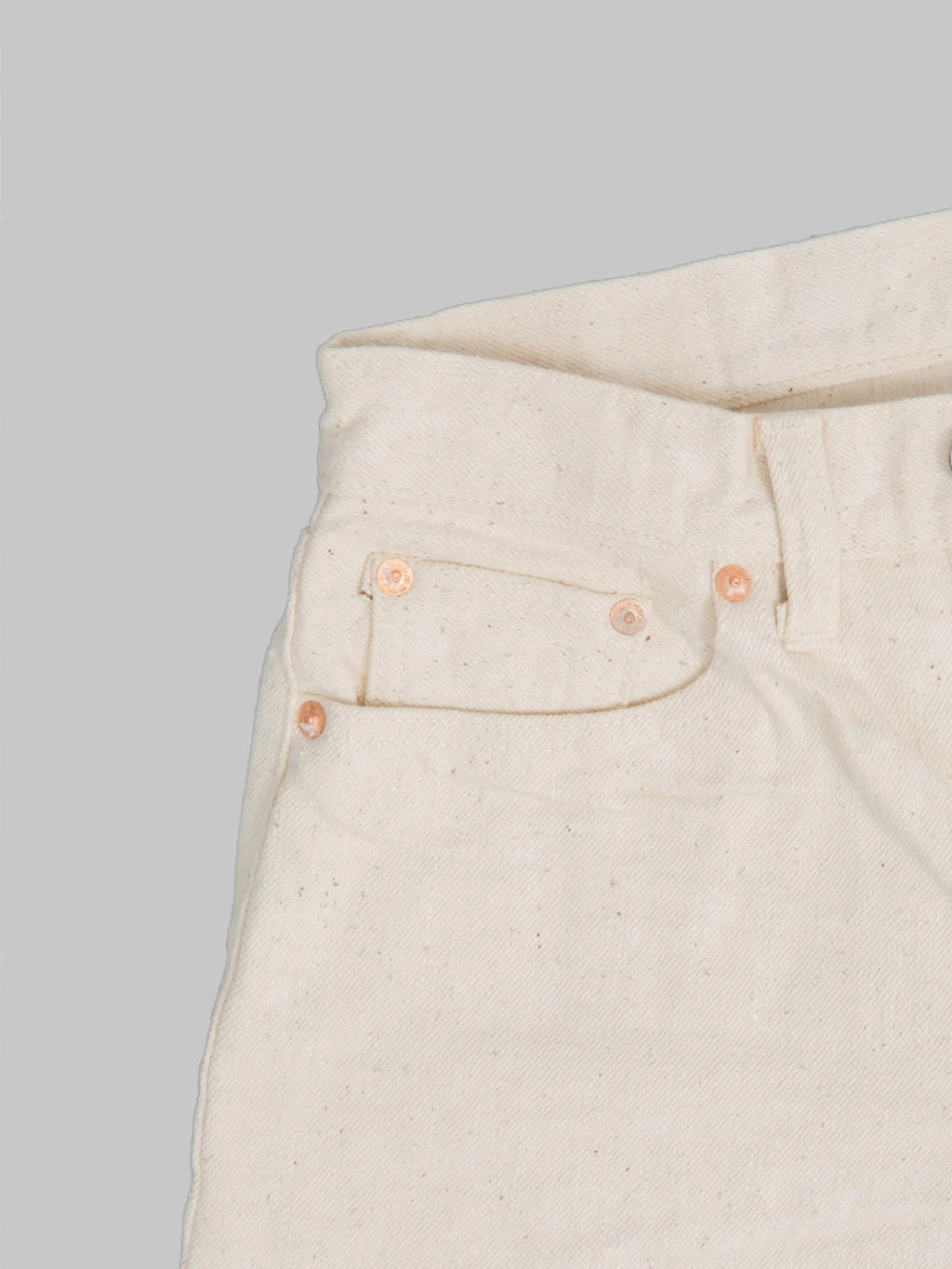 Samurai Jeans S510SC-KI Japanese Cotton Ecru 18oz Regular Straight Jeans - Image 13