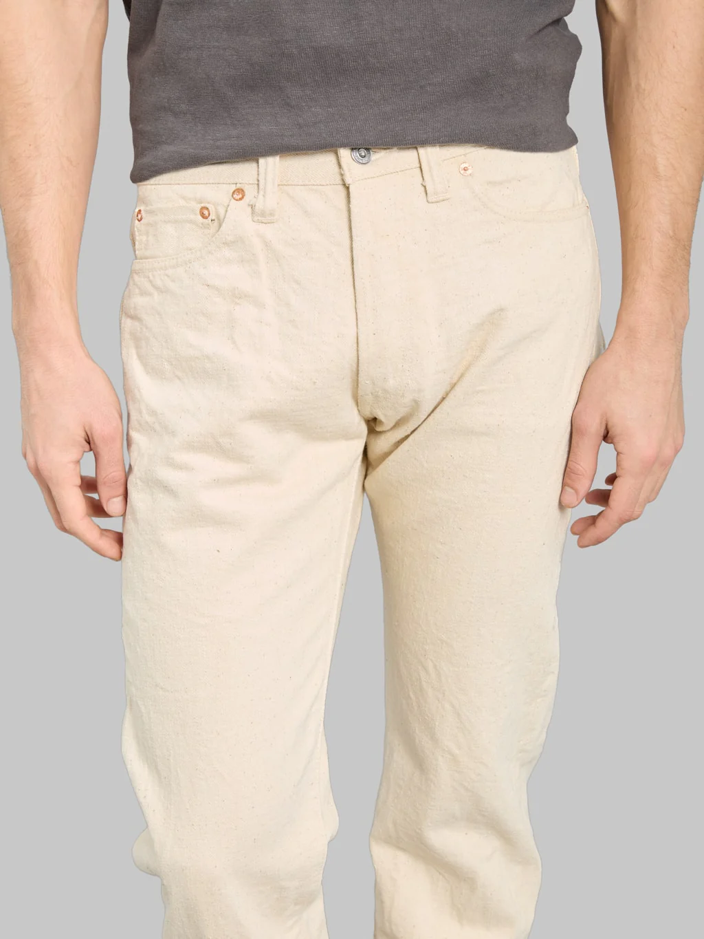 Samurai Jeans S510SC-KI Japanese Cotton Ecru 18oz Regular Straight Jeans - Image 6