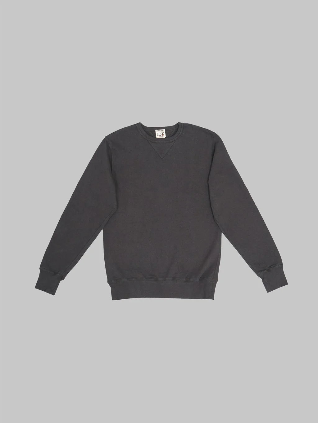 Samurai Jeans SWS-SC01 Japanese Cotton Sweatshirt Kuromame - Image 4
