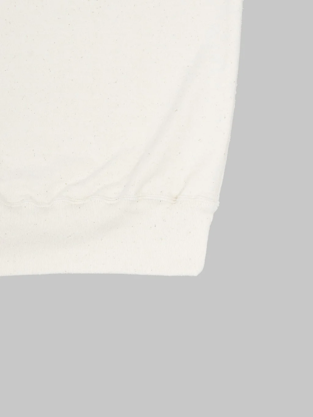 Samurai Jeans SWS-SC01 Japanese Cotton Sweatshirt Natural - Image 8