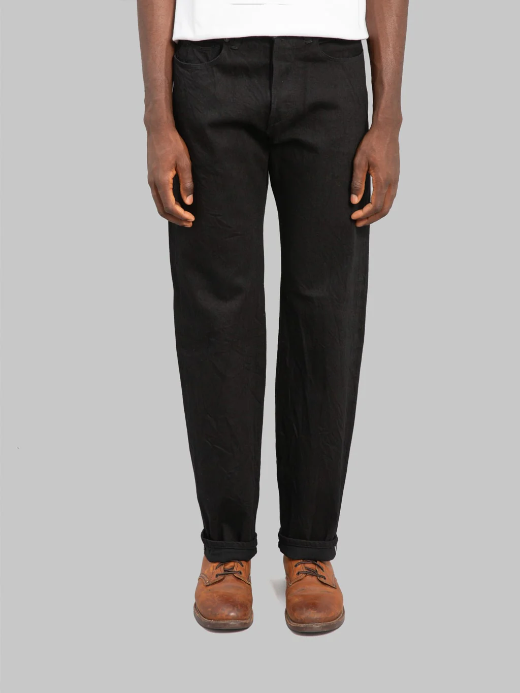 Stevenson Overall Co. Encinitas 150 12oz Solid Black Regular Straight Jeans - Image 2