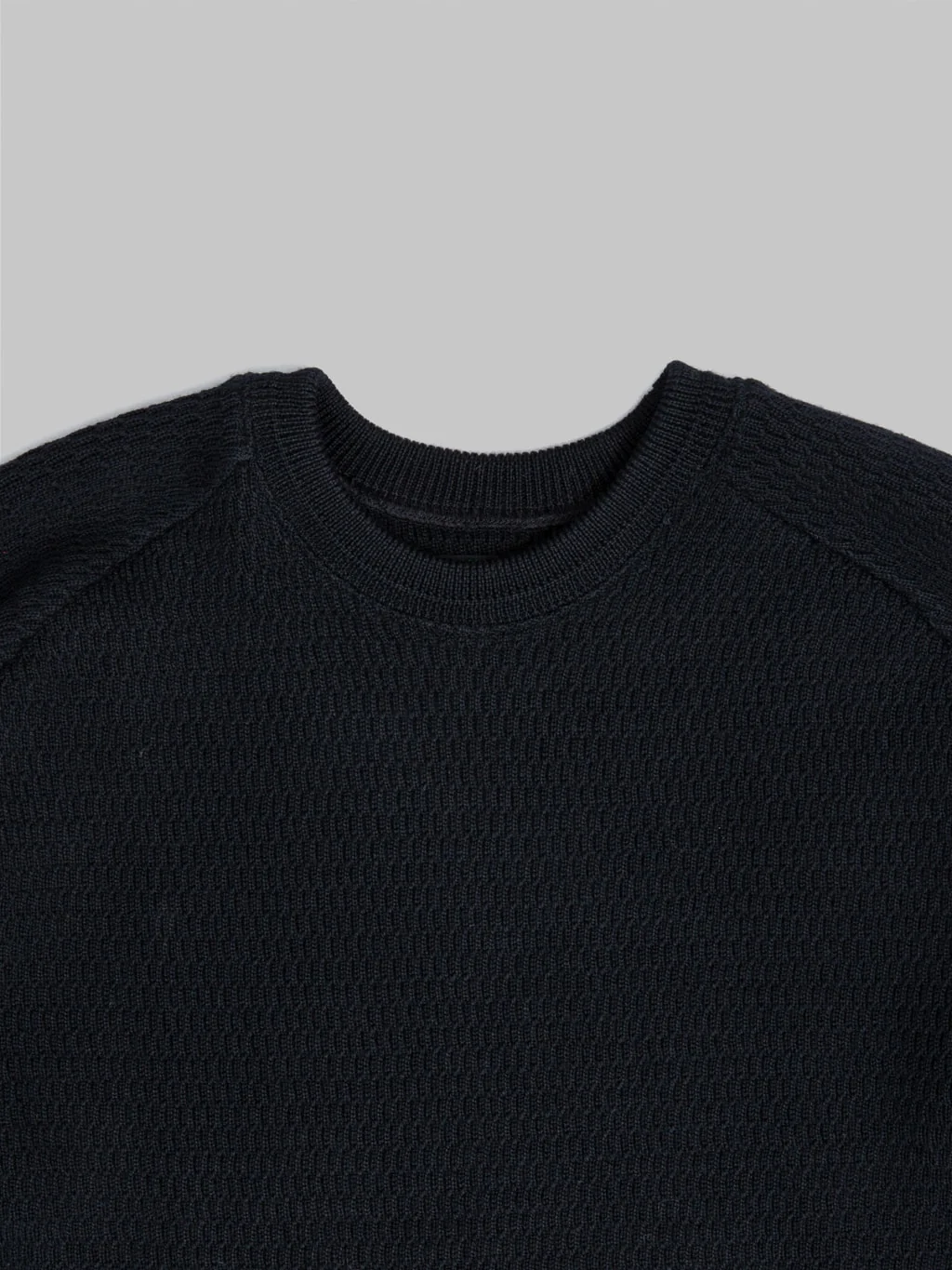 Stevenson Overall Co. Merino Wool Thermal Long Sleeve Shirt Black - Image 8