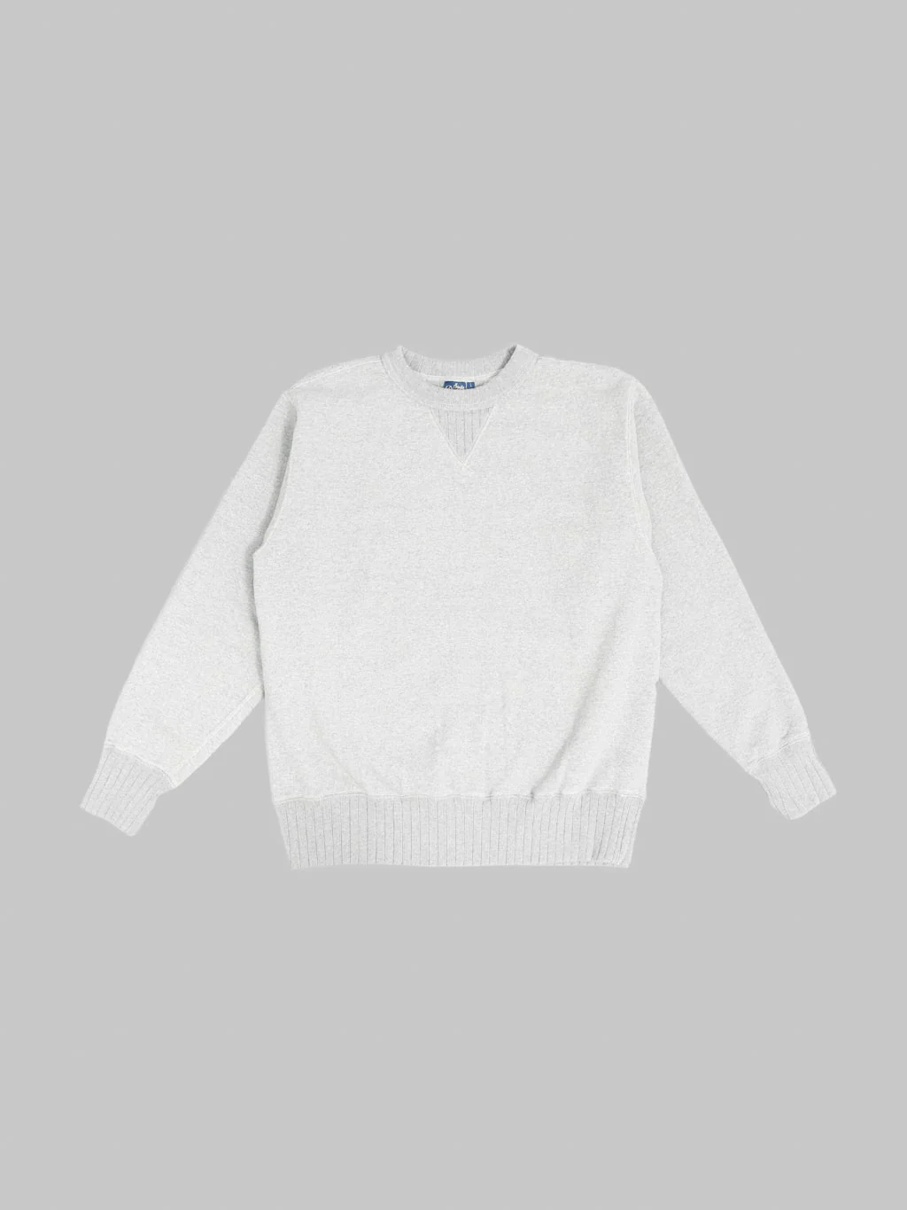 Studio D'Artisan 8188 Loopwheel Crewneck Sweatshirt Grey - Image 6