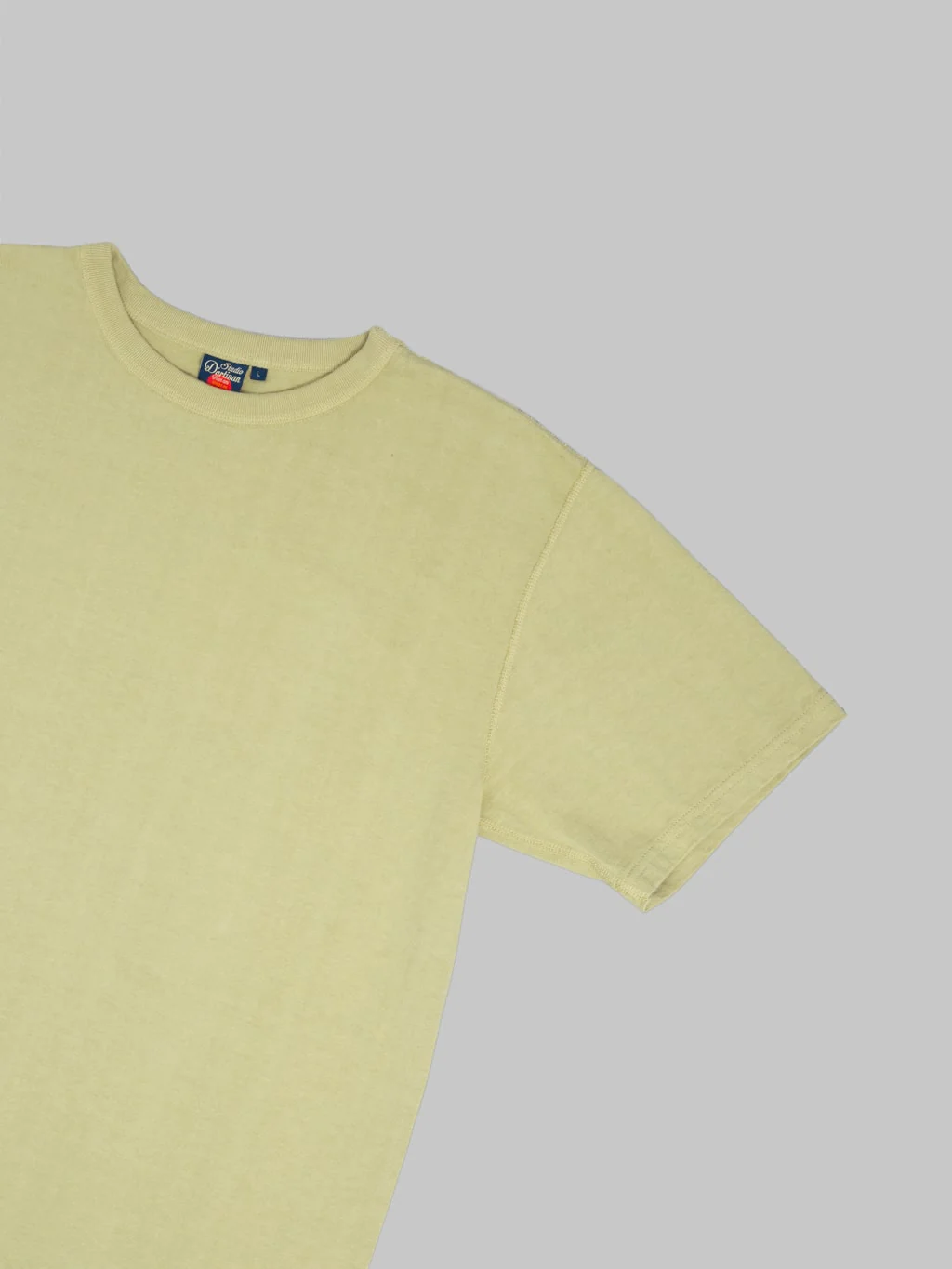 Studio D'Artisan 9913 Loopwheel T-Shirt Green - Image 7