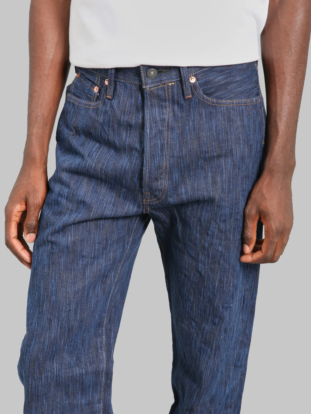 Studio D'Artisan D1905 15oz "Awa Sho-Ai Kakishibu" Regular Straight Jeans - Image 7