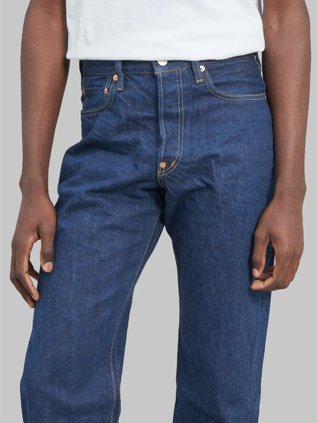 Studio D'Artisan SD-D01 "The Origin" 15oz Regular Straight Jeans - Image 7