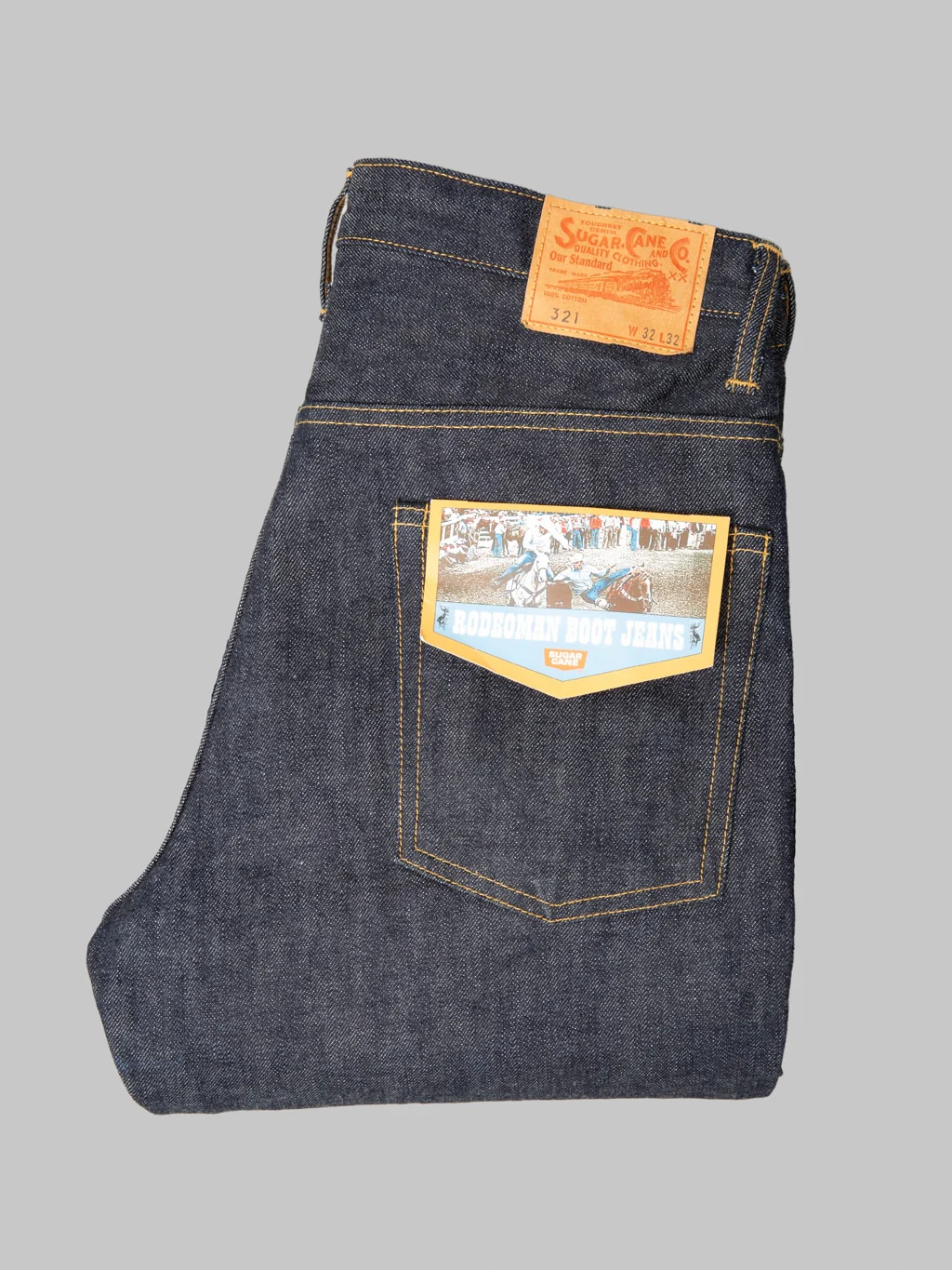 Sugar Cane 14oz Boot Cut Jeans - Image 9