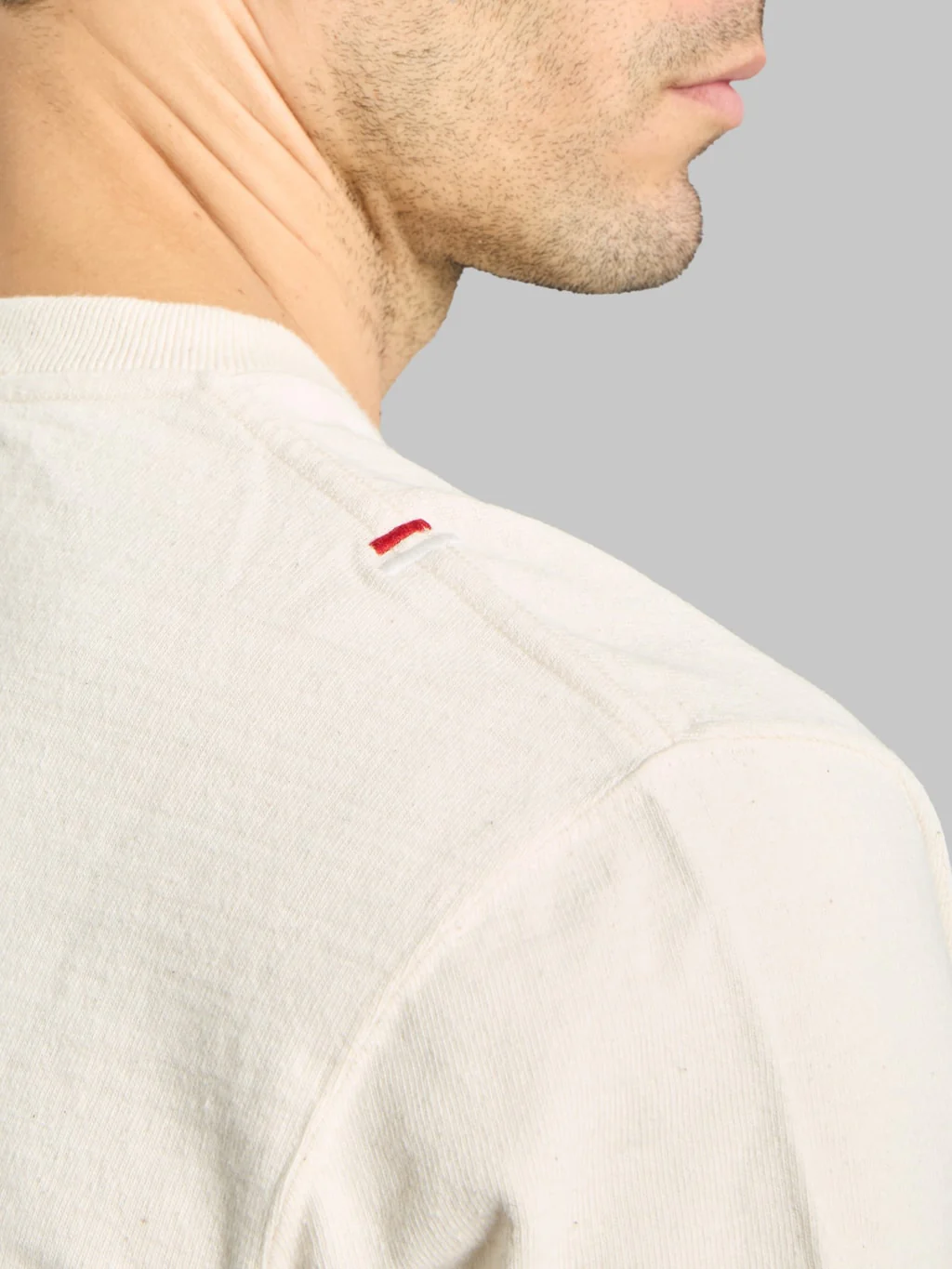 Tanuki Heavy Shiramayu T-Shirt Natural - Image 5