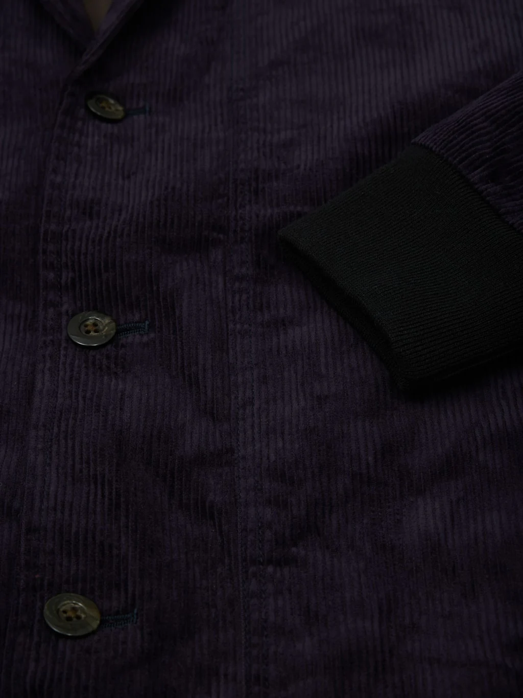 Tanuki "Sazanami" Corduroy Natural Indigo Dyed Jacket - Image 11